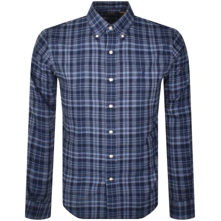 Product Image for Ralph Lauren Check Long Sleeve Shirt Blue