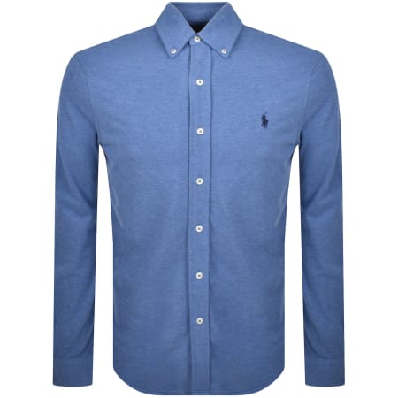 Product Image for Ralph Lauren Featherweight Mesh Shirt Blue