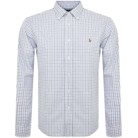 Product Image for Ralph Lauren Check Long Sleeved Shirt White
