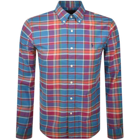 Product Image for Ralph Lauren Check Long Sleeved Shirt Blue