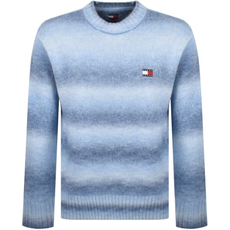 Product Image for Tommy Jeans Ombre Crew Neck Knit Jumper Blue