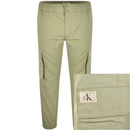 Product Image for Calvin Klein Jeans Skinny Cargo Trousers Green
