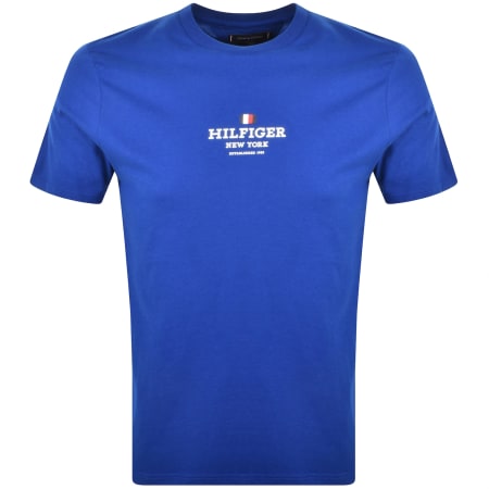 Product Image for Tommy Hilfiger Logo T Shirt Blue