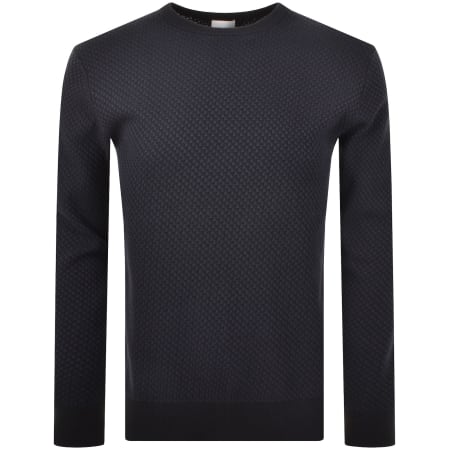 Product Image for Calvin Klein Two Tone Honeycomb Jumper Black