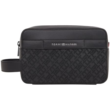 Product Image for Tommy Hilfiger Monogram Embossed Washbag Black