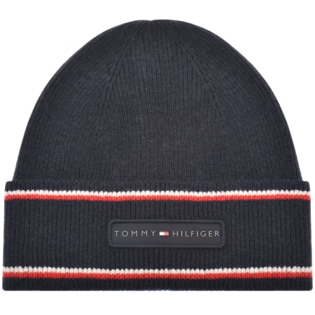 Product Image for Tommy Hilfiger Corporate Lambs Wool Beanie Navy