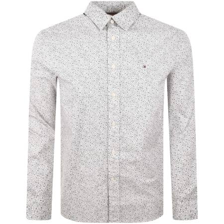 Product Image for Tommy Hilfiger Flex Poplin Floral Shirt Ivory