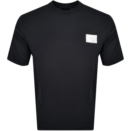 Product Image for Emporio Armani Short Sleeve Logo T Shirt Navy