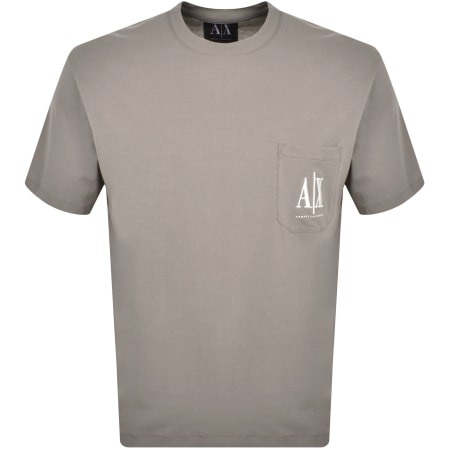 Product Image for Armani Exchange Pocket T Shirt Brown