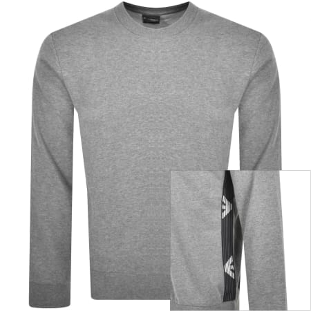 Product Image for Emporio Armani Loungewear Logo Sweatshirt Grey