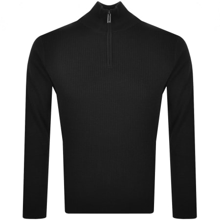 Product Image for Emporio Armani Textured Knit Jumper Black