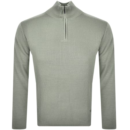 Product Image for Emporio Armani Textured Knit Jumper Grey
