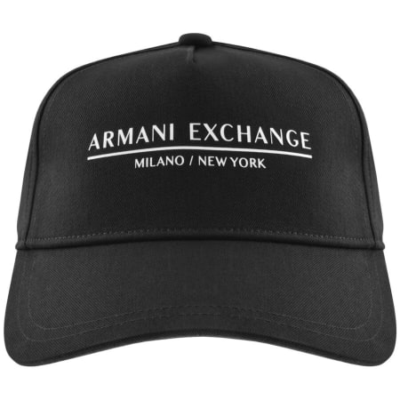 Product Image for Armani Exchange Logo Baseball Cap Black