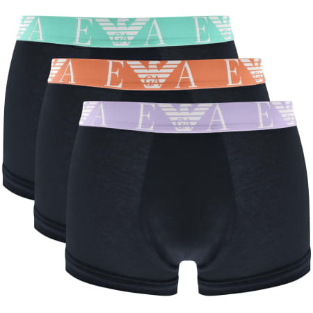 Product Image for Emporio Armani Underwear 3 Pack Boxer Trunks Black