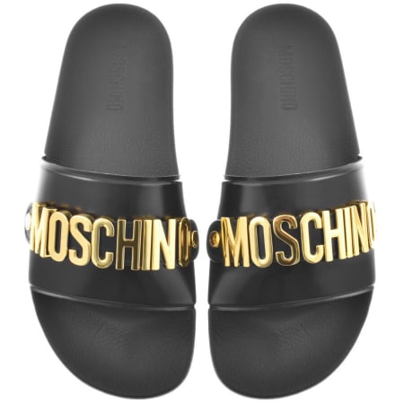 Product Image for Moschino Pool Sliders Black