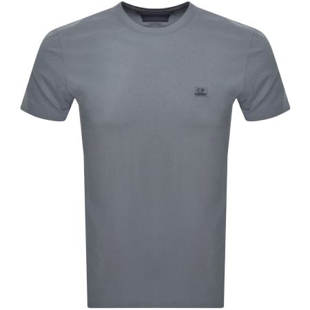 Product Image for CP Company Jersey Logo Patch T Shirt Blue