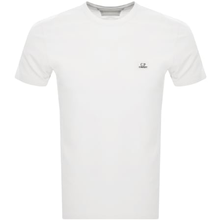 Product Image for CP Company Jersey Logo Patch T Shirt White