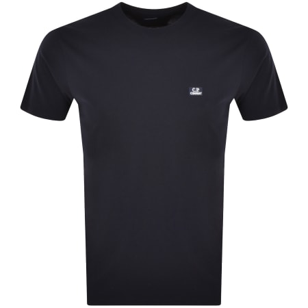 Product Image for CP Company Jersey Logo Patch T Shirt Navy