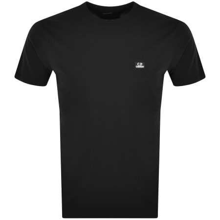 Product Image for CP Company Jersey Logo Patch T Shirt Black