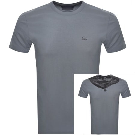 Product Image for CP Company Jersey Back Goggle T Shirt Blue