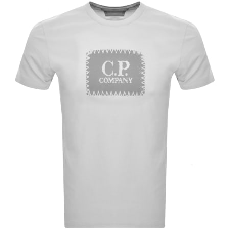 Product Image for CP Company Jersey Logo Label T Shirt Grey