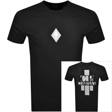 Product Image for CP Company Front And Back Logo T Shirt Black