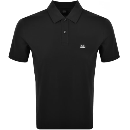 Product Image for CP Company Stretch Piquet Polo T Shirt Black