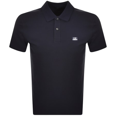 Product Image for CP Company Stretch Piquet Polo T Shirt Navy