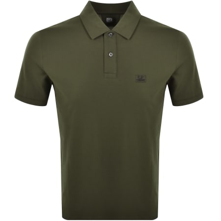 Product Image for CP Company Stretch Piquet Polo T Shirt Green