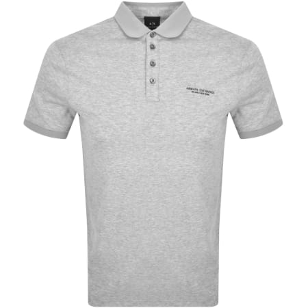 Product Image for Armani Exchange Polo T Shirt Grey