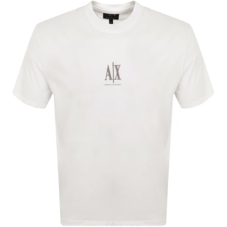 Product Image for Armani Exchange Logo T Shirt Off White