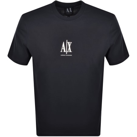 Product Image for Armani Exchange Logo T Shirt Navy