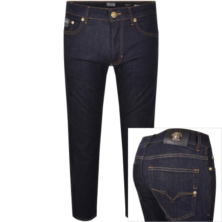 Product Image for Versace Jeans Couture Dundee Narrow Jeans Navy