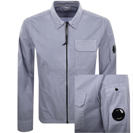 Product Image for CP Company Gabardine Overshirt Purple