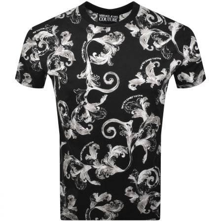 Product Image for Versace Jeans Couture All Over Print T Shirt Black