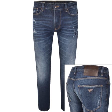 Product Image for Emporio Armani J06 Slim Fit Jeans Blue