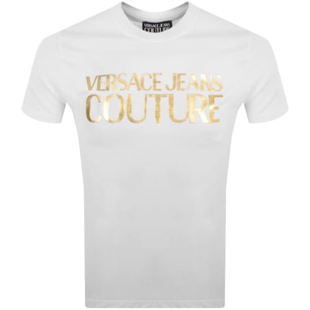 Product Image for Versace Jeans Couture Logo T Shirt White