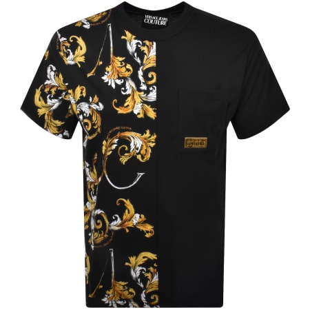 Product Image for Versace Jeans Couture Baroque T Shirt Black