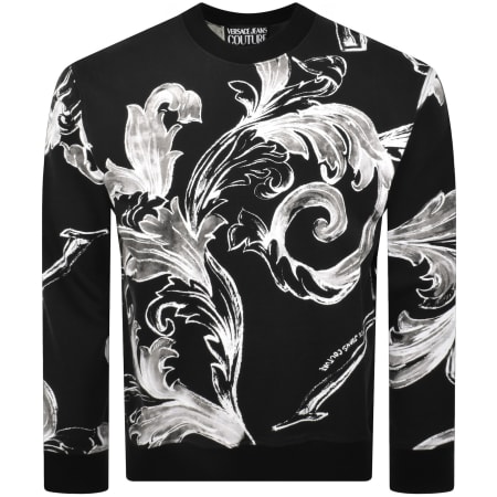 Product Image for Versace Jeans Couture Baroque Sweatshirt Black
