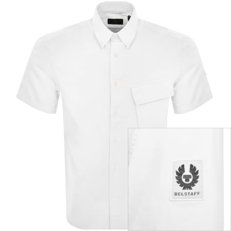 Product Image for Belstaff Scale Short Sleeved Shirt White