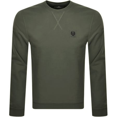 Product Image for Belstaff Crew Neck Sweatshirt Surplus Green