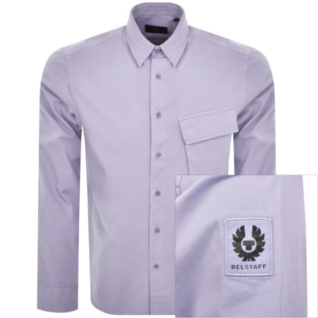 Product Image for Belstaff Scale Long Sleeved Shirt Purple