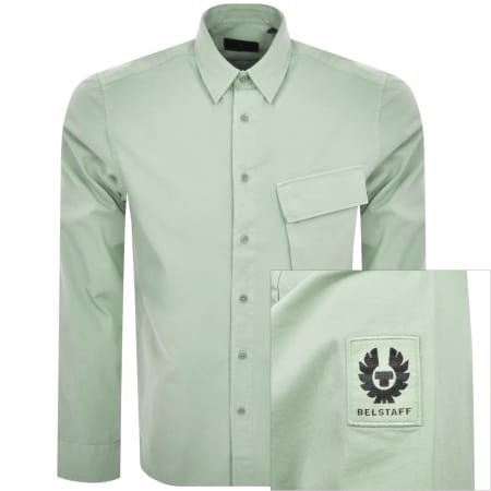 Product Image for Belstaff Scale Long Sleeved Shirt Green