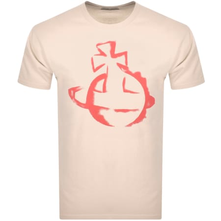 Product Image for Vivienne Westwood Stencil Orb T Shirt Beige