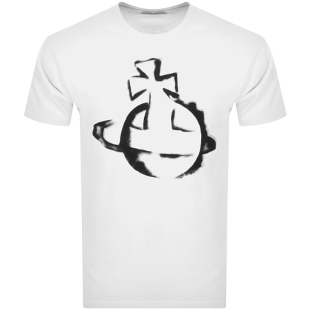 Product Image for Vivienne Westwood Stencil Orb T Shirt White