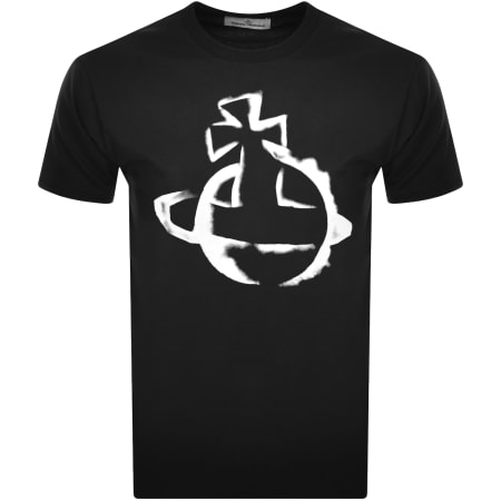 Product Image for Vivienne Westwood Stencil Orb T Shirt Black