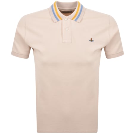 Product Image for Vivienne Westwood Logo Polo T Shirt Pink