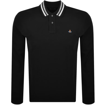 Product Image for Vivienne Westwood Long Sleeve Polo T Shirt Black