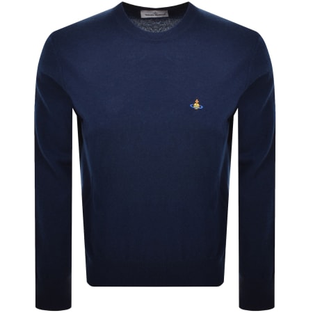 Product Image for Vivienne Westwood Alex Round Neck Jumper Navy