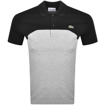 Product Image for Lacoste Colour Block Polo T Shirt Black